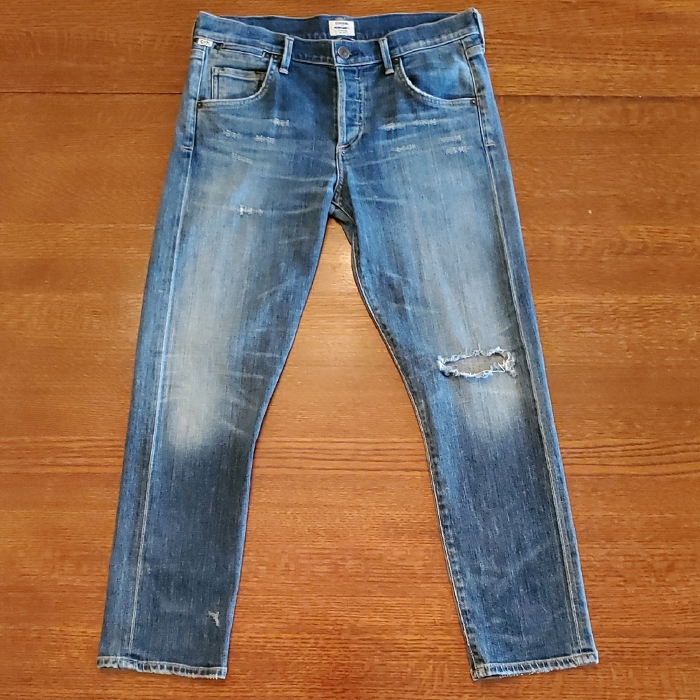 Citizens Of Humanity Distressed Emerson Slim Boyfriend Jeans